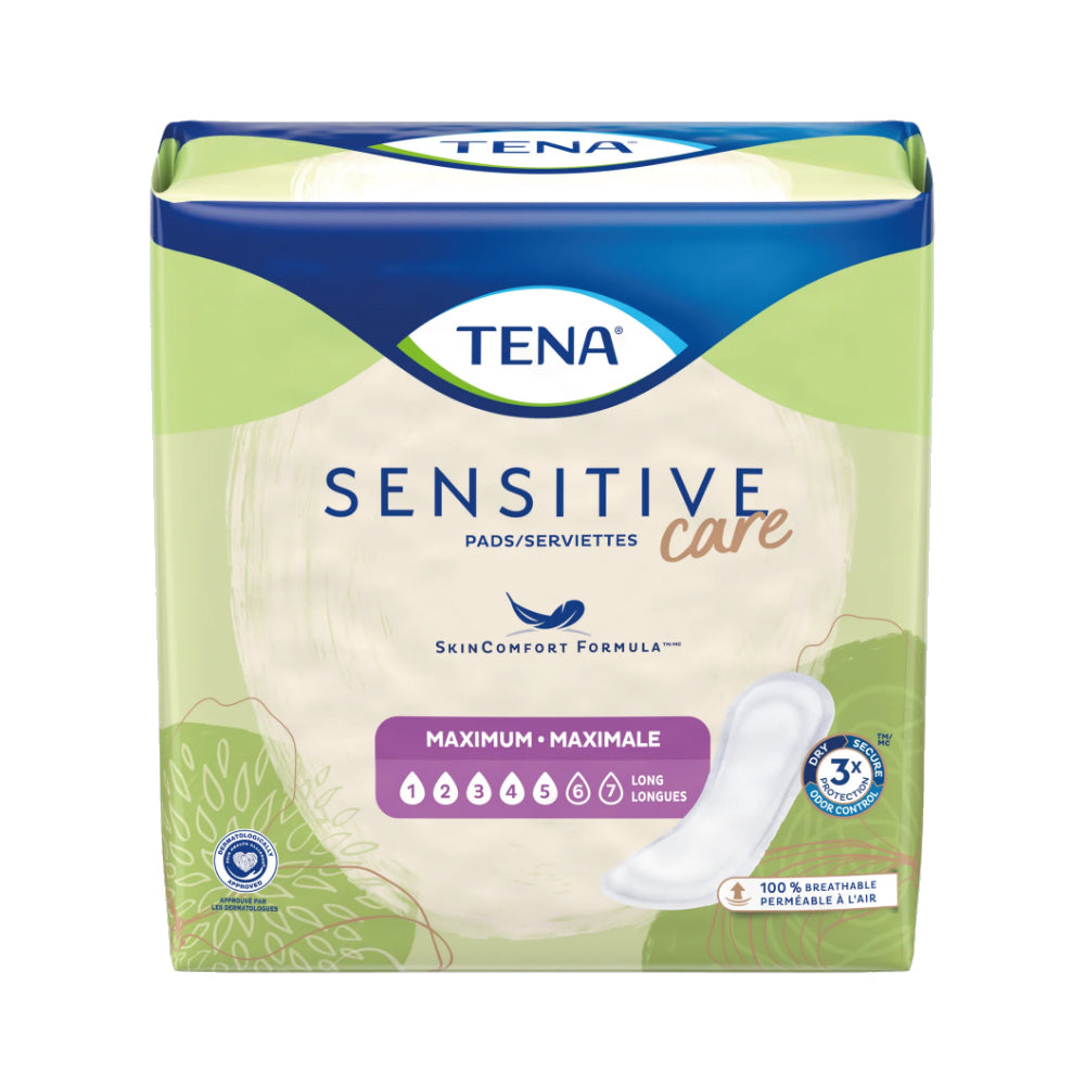 Essity TENA Sensitive Care Maximum Pads, Long (54268)