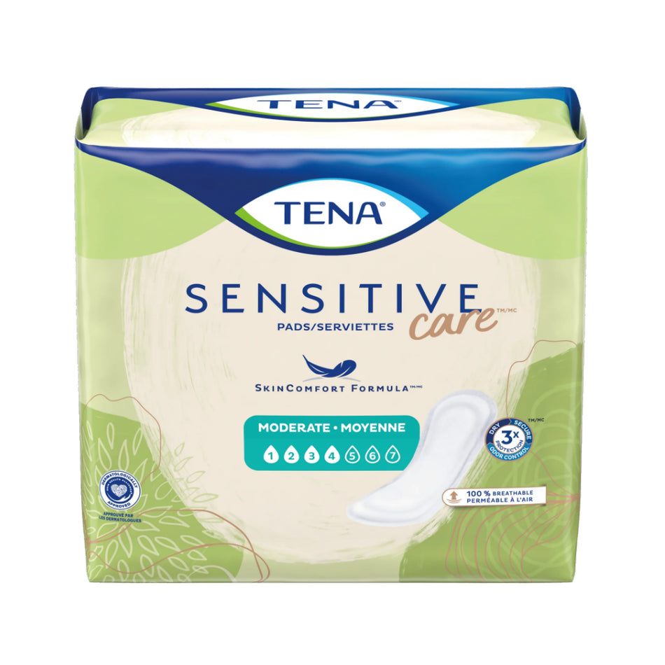 Essity TENA Sensitive Care Moderate Pads, Regular (54284)