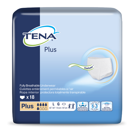 Essity TENA Protective Incontinence Underwear Plus, Medium (72632)
