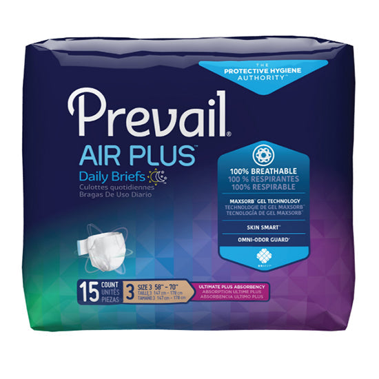 First Quality Prevail Air Plus Briefs Size 3, X-Large, 58"-70" (PVBNG-014CA)