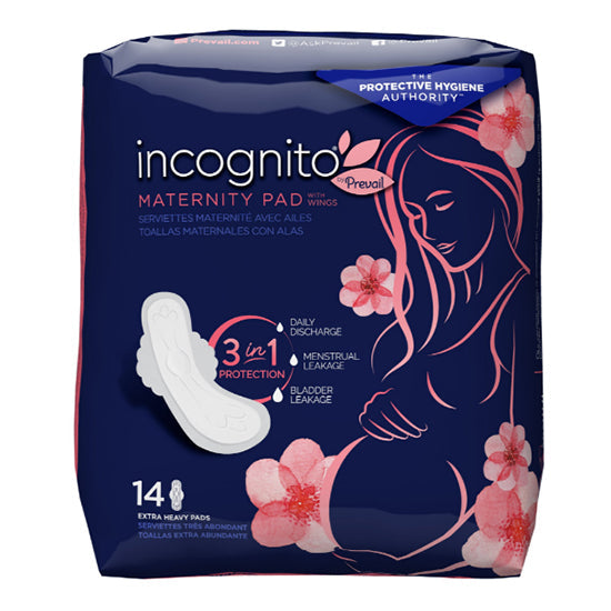 First Quality Incognito by Prevail, 3-IN-1 Feminine Pad, Maternity Pad (PVH-614)