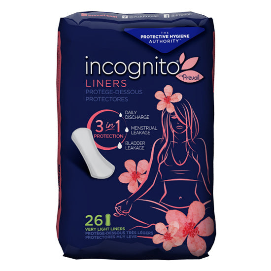 First Quality Incognito by Prevail, 3-IN-1 Feminine Pad, Liner (PVH-626)