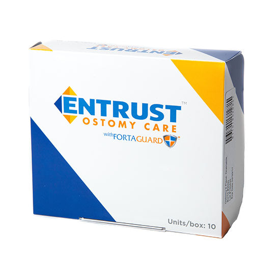 Fortis Entrust One Piece, Drainable Ostomy Appliance, Standard Wear, Pre-Cut 2-1/4" Stoma with FortaGuard (1107)