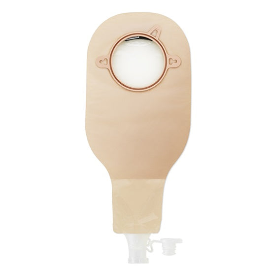 Hollister New Image 2-Piece High Output Drainable Pouch, 2-3/4" Flange, Transparent (18024)