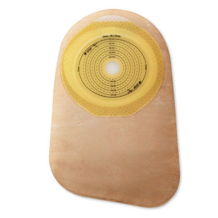 Hollister Premier One-Piece Closed Ostomy Pouch, Flat SoftFlex Barrier, Cut-to-fit, 2-1/8", Beige (82300)