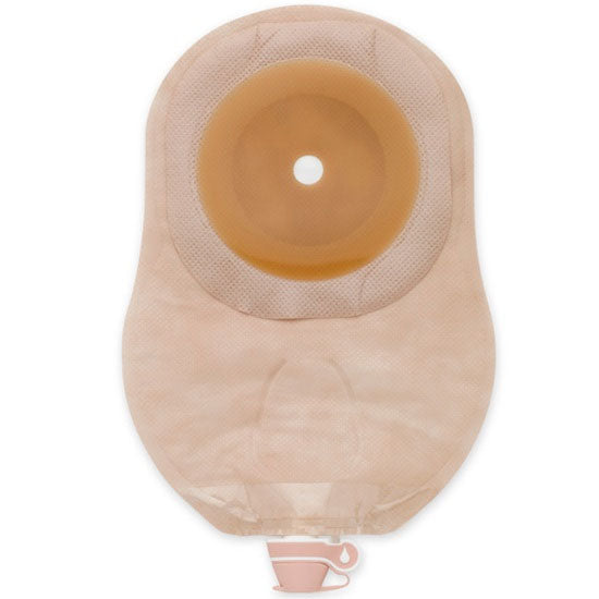 Hollister Premier One-Piece Urostomy Pouch, Flat Flextend Barrier, Beige, Pre-sized 1-3/4" (84499)