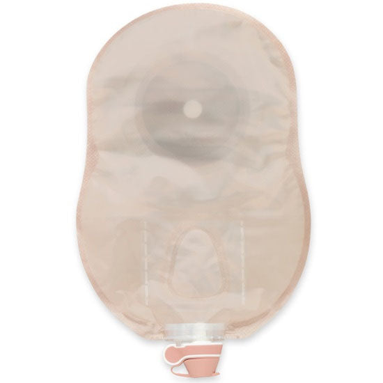 Hollister Premier One-Piece Urostomy Pouch, Flat Flextend Barrier, Transparent, Pre-sized 1-1/4" (84698)