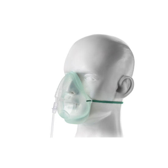 Intersurgical EcoLite, Adult, Medium Concentration Oxygen Mask with Tube (1135015)