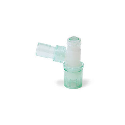 Intersurgical Double Swivel Elbow 15OD, Double Flip Top Cap With Seal (1898000)