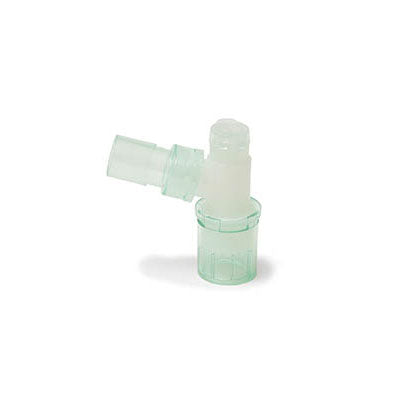 Intersurgical Double Swivel Elbow 15OD, Flip Top Cap (1899000)