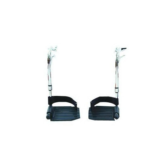 Invacare Hemi Footrests with Composite Footplates and Heel Loops (T93HCP)