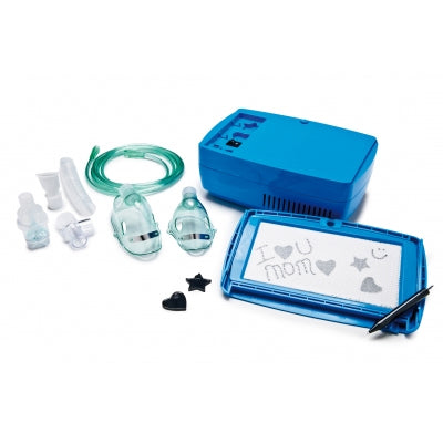 John Bunn Neb-u-Tyke Neb-a-Doodle Pediatric Nebulizer Compressor, Blue (JB0112-070)