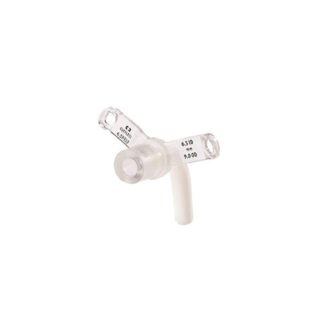 Kendall Shiley Pediatric Tracheostomy Tube, Extra-Long, Cuffless, Size 6.5 (6.5PELF)
