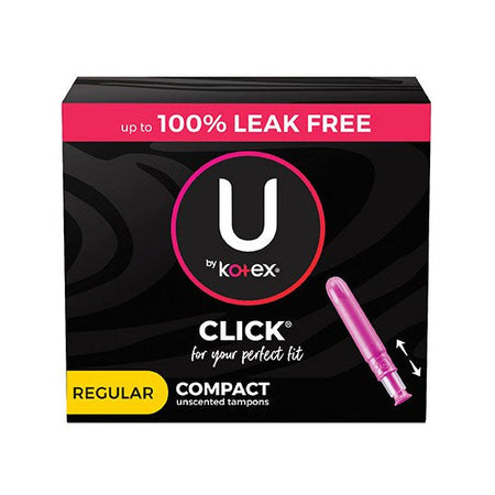 Kimberly Clark U by Kotex Supreme Premium Compact Tampons, Regular (51583)