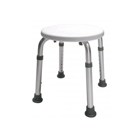 Lumex Round Bath Stool In Retail Package, White (2060R)