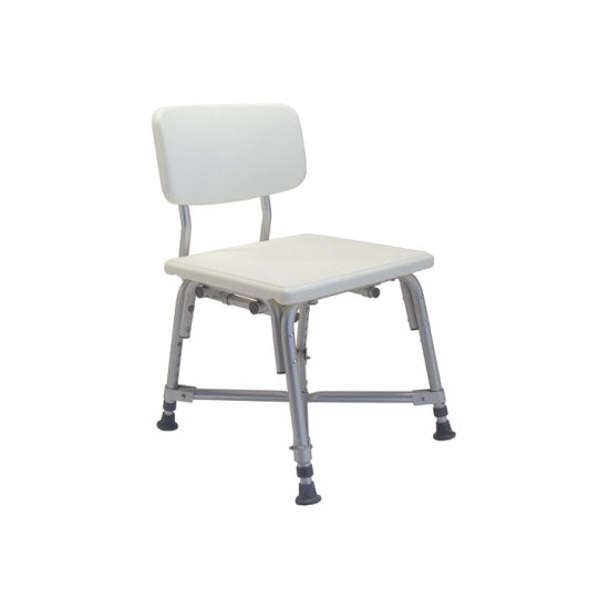 Lumex Bariatric Bath Seat with Backrest, Grey (7939A)