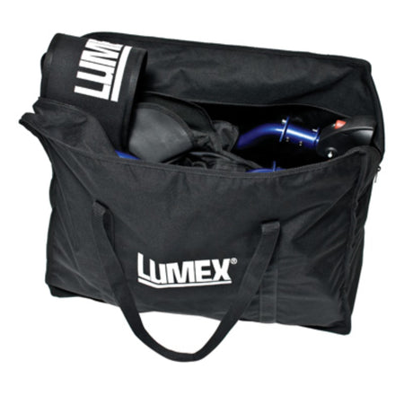 Lumex Hybrid LX Rollator Transport Chair in Majestic Blue - Inside Carry Bag View