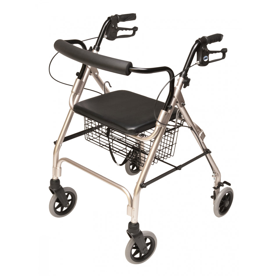 Lumex Walkabout Lite Four-Wheel Rollator / Walker in Champagne