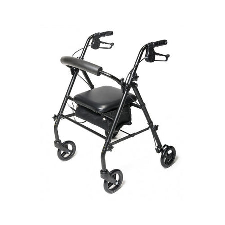 Lumex Walkabout Steel Knock Down Rollator, Black (RJ5500K)