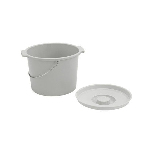 Replacement Large Capacity Commode Pail, Grey (RP20790-6)