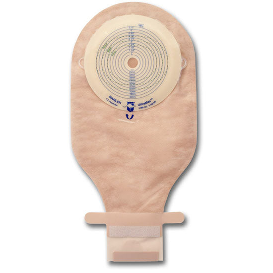 Marlen MaxPlus Ileostomy-Colostomy Drainable One-Piece Pouch, Cut-to-Fit (52680)