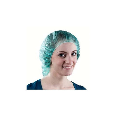 Molnlycke Bouffant Cap, Annie, Blue, Size Medium (621715)