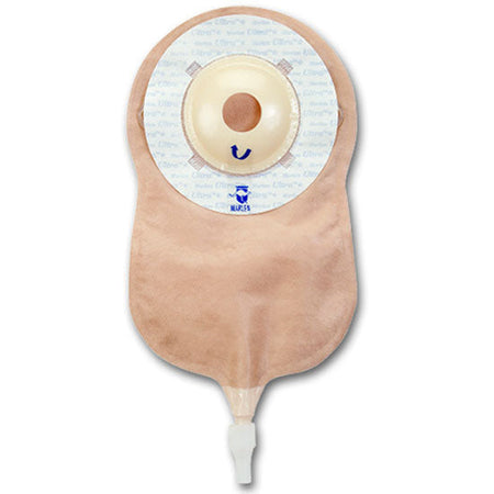 Marlen UltraLite One Piece Urostomy Pouch w/Skin Shield Barrier, Shallow Convexity, Pre-cut 1-1/2" (77038)
