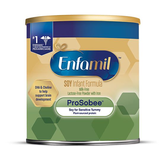 Mead Johnson Enfamil ProSobee Infant Formula, Powder, 12 oz Can (121401)