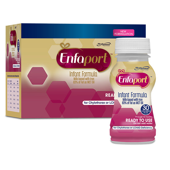 Mead Johnson Enfaport Infant Formula, 6 fl oz Bottle (129601)