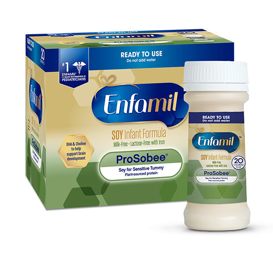 Mead Johnson Enfamil ProSobee Infant Formula, 2 fl oz Bottle (144901)