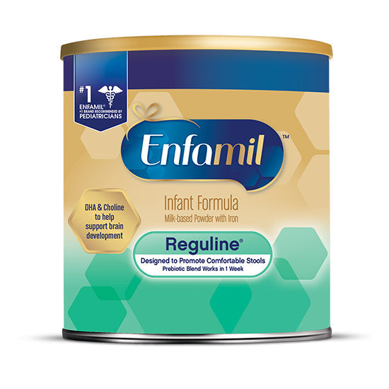 Mead Johnson Enfamil Reguline Infant Formula, Powder, 12.4 oz Can (167002)