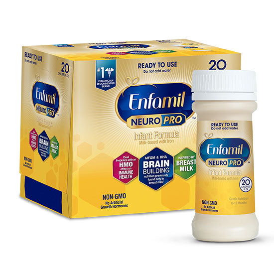 Mead Johnson Enfamil NeuroPro Infant Formula, 2 oz Bottle (171601)