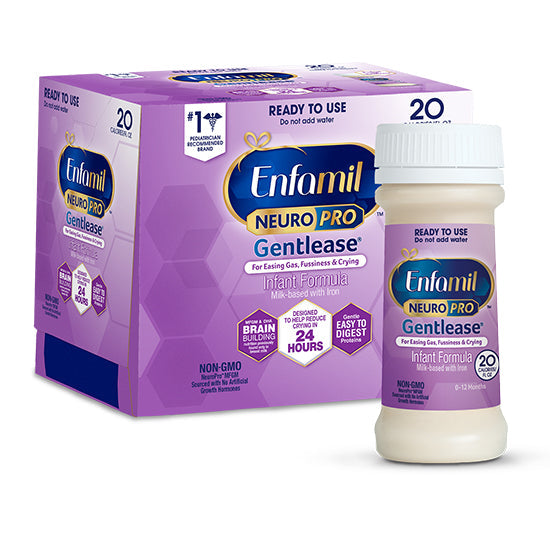 Mead Johnson Enfamil NeuroPro Gentlease Infant Formula, 2 fl. oz. Bottle (898103)