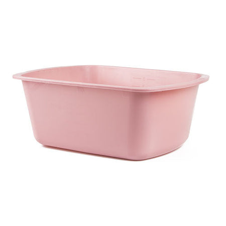 Medegen Wash Basin, Foot Tub, Rectangular, Dusty Rose, 7 quarts