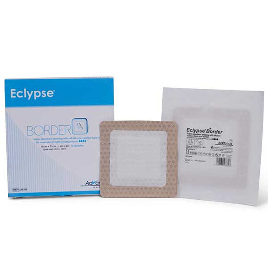 MEDI USA Eclypse Border SAP Dressing, 6" x 6" (CR4296)