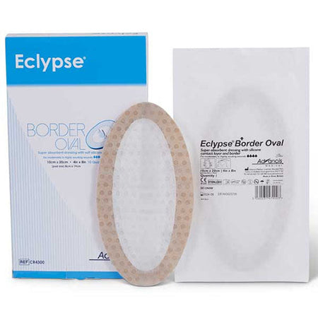 MEDI USA Eclypse Oval SAP Dressing, 4" x 8" (CR4300)