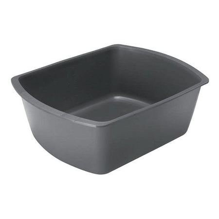 Medline Rectangular Plastic Washbasin, 7.5 qt., Graphite (DYND80342)