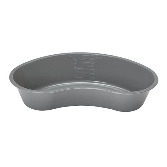 Medline Plastic Emesis Basin, 700mL, Graphite (DYND80367)