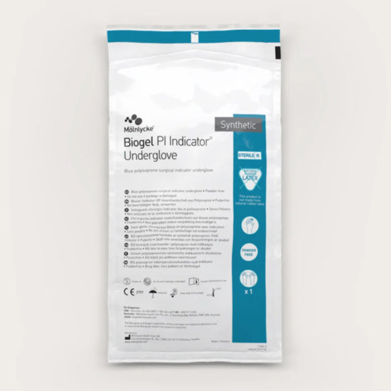 Molnlycke Biogel PI Indicator Surgical Underglove, Powder-Free, Latex-free, Size 6 (41660)