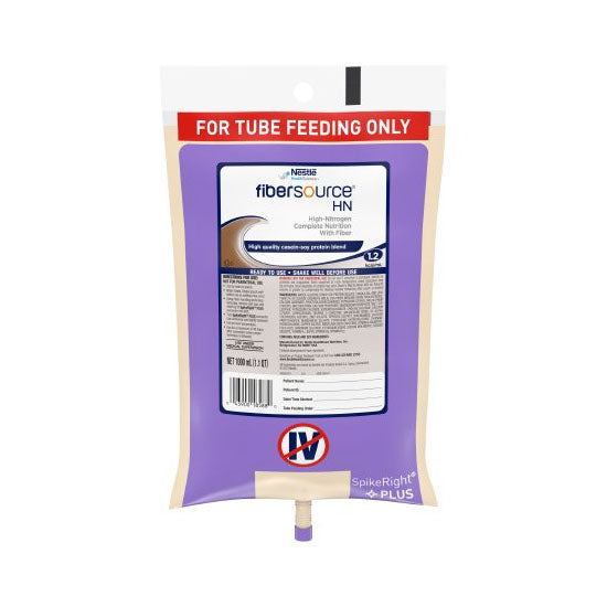 Nestle Healthcare Nutrition Fibersource HN, Tube Feeding Formula, Unflavored, 1000mL (85185801)