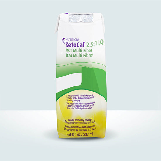 Nutricia Ketocal 2.5:1 Ready-to-Feed Liquid, Vanillla, 237mL (137246)