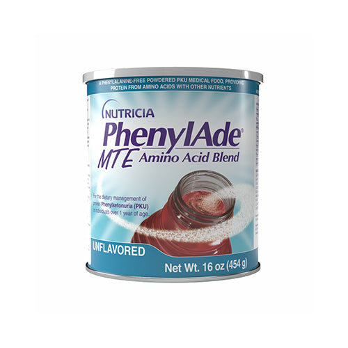 Nutricia PhenylAde MTE Amino Acid Blend, 1 lb Can (454 g), Unflavored (200771)
