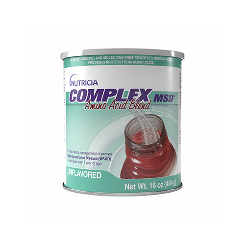 Nutricia Complex MSD Amino Acid Blend Powder, 1 lb Can (454 g), Unflavored (200773)