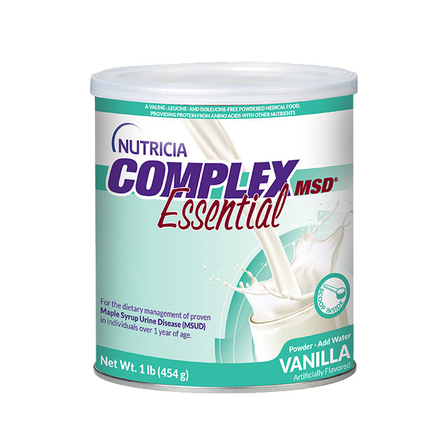 Nutricia Complex Essential MSD Drink Mix, 1 lb Can (454 g), Vanilla (201517)