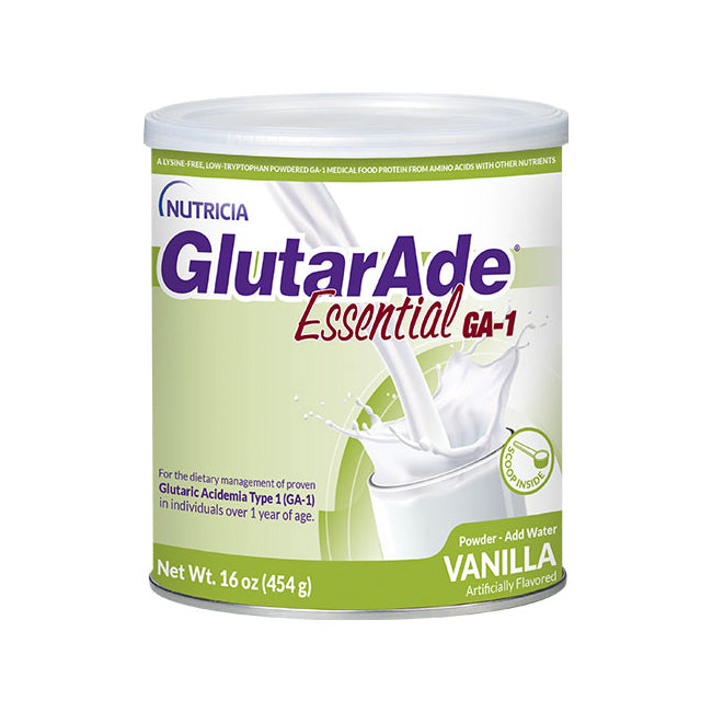 Nutricia GlutarAde Essential Drink Mix, 1 lb Can (454 g), Vanilla (201518)