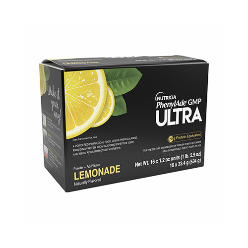 Nutricia PhenylAde GMP ULTRA, 33.4g Pouch, Lemonade Flavor (201718)