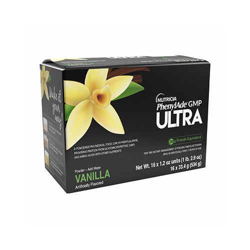 Nutricia PhenylAde GMP ULTRA, 33.4g Pouch, Vanilla Flavor (201719)