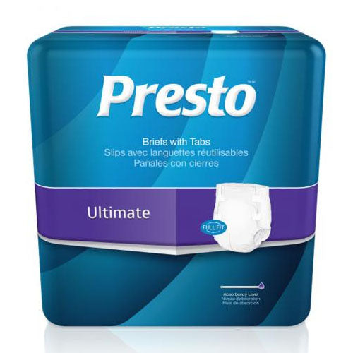 Presto Ultimate Full Fit Briefs, Medium (ABB30020)