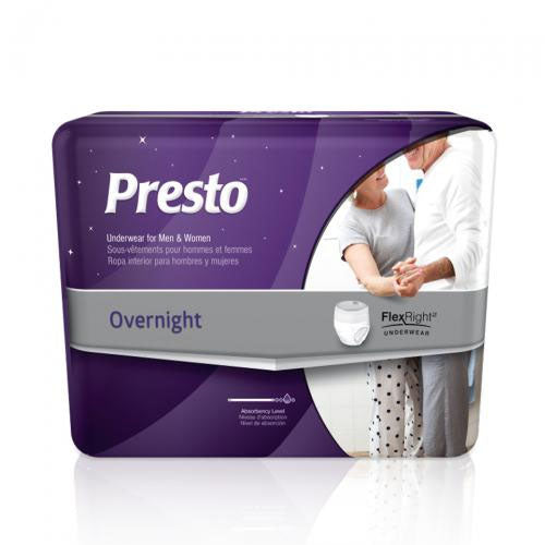 Presto Overnight FlexRight Underwear, X-Large (AUB44050)