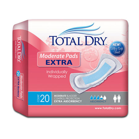 Secure Personal Care TotalDry Moderate Pads Extra (SP1562)